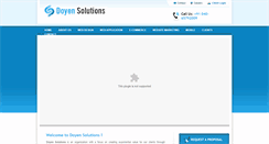 Desktop Screenshot of doyensolutions.com